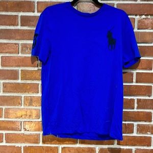 Ralph Lauren, medium blue shirt